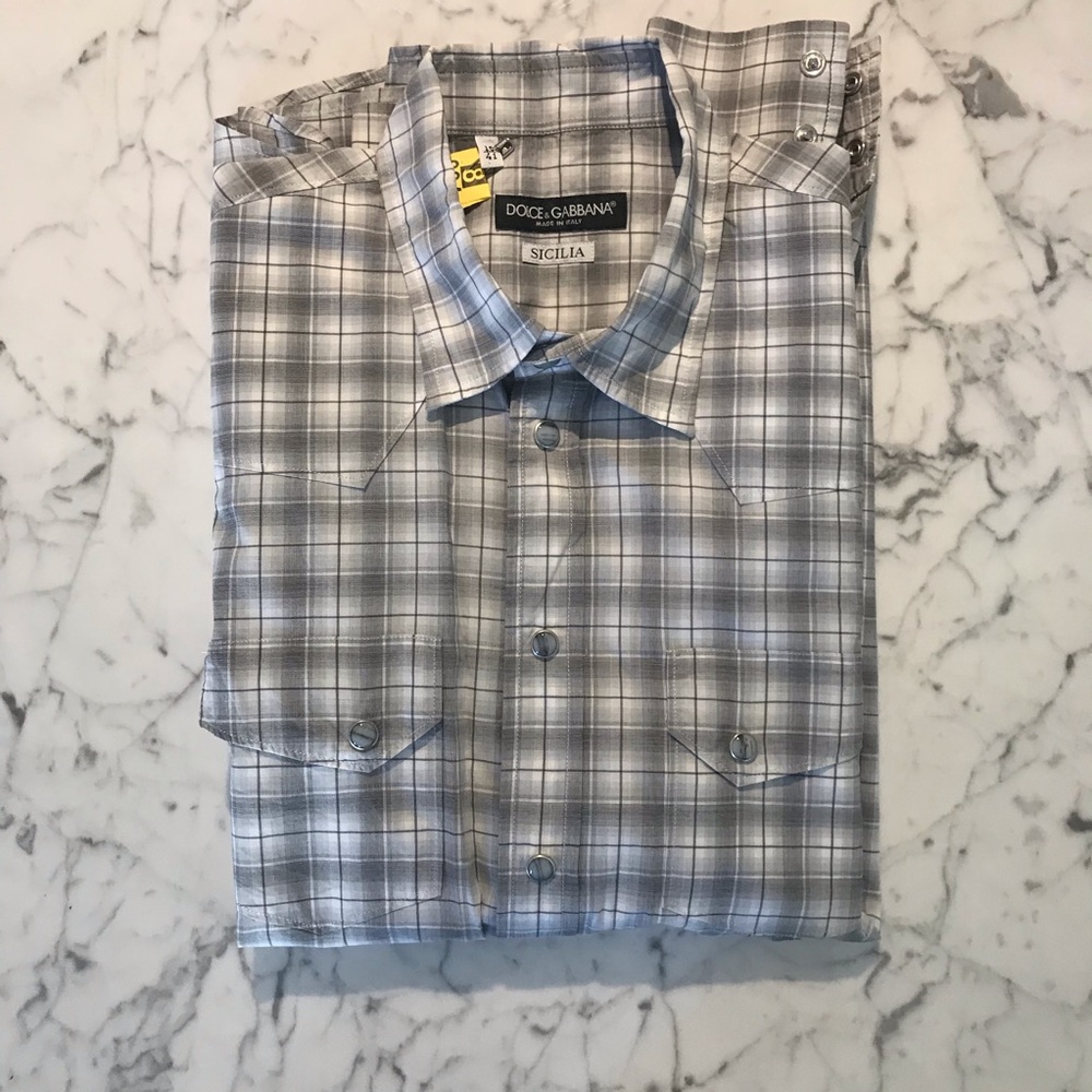 Dolce & Gabbana Plaid Shirt